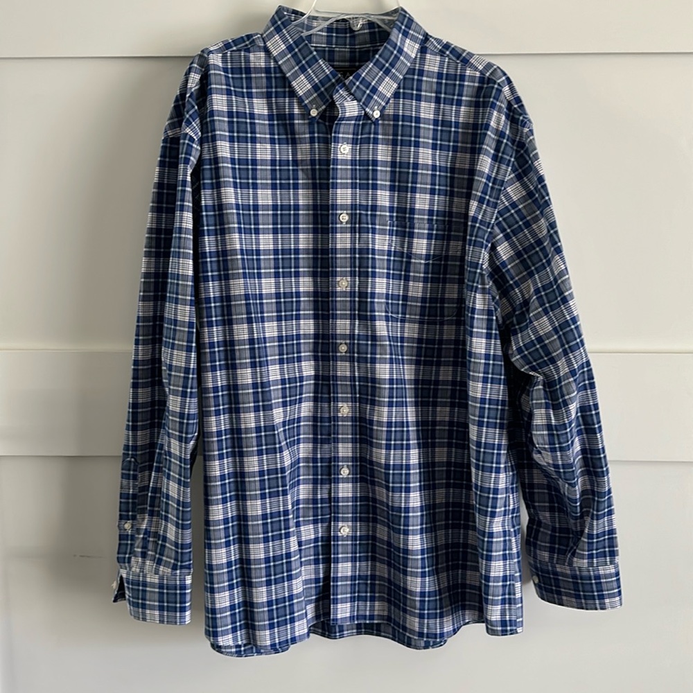 Jos A Bank Men’s Traveler Tailored Fit Button Down Shirt Size XXL